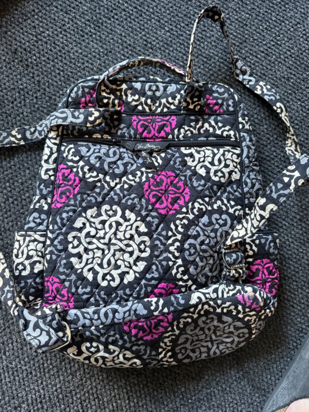 Vera Bradley Campus Backpack and Matching Wallet - Picture 2 of 9